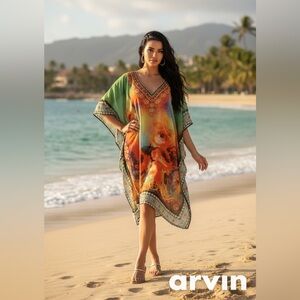 Monroe and Main Colorful Embellished Women's Top